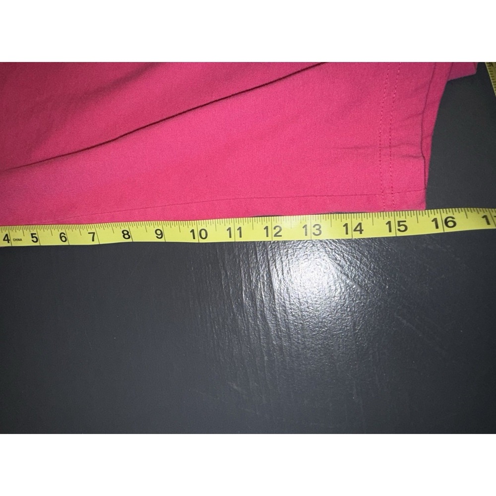 Blair Pink Elastic Waist Women Medium High Rise Casual Capris Summer Soft Granny